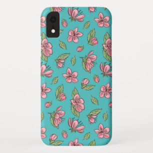 Funda Para iPhone XR Patrón de flores