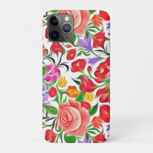 Funda Para iPhone 11 Pro patrón de flores