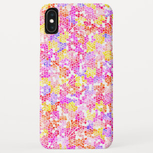 Funda Para iPhone XS Max Patrón de flores abstractas de color lindo