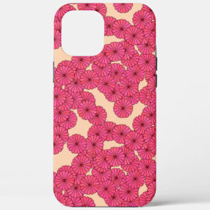 title_seo2 Patrón de flores Art Decó - rosa y melocotón