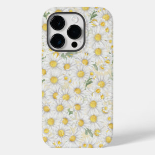 Funda Para iPhone 14 Pro De Case-Mate patrón de flores blancas acuarela