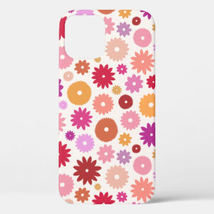 Funda Para iPhone 12 Pro Patrón de flores coloridas