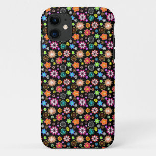 Funda Para iPhone 11 Patrón de flores cortas