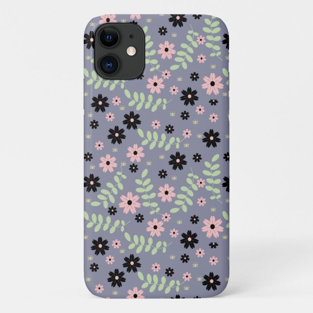 Funda De Case-Mate Para iPhone patrón de flores de cereza (Reverso)