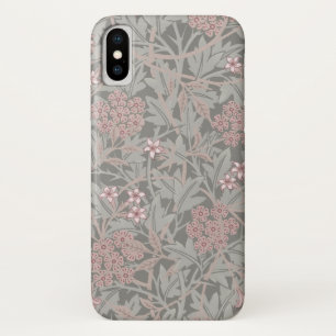 Funda Para iPhone X Patrón de flores de William Morris Jasmine