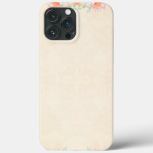 Funda Para iPhone 13 Pro Max Patrón de flores elegante