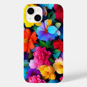Funda Para iPhone 14 De Case-Mate Patrón de flores multicolores-75647