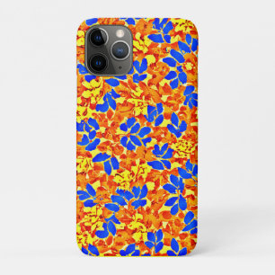 Funda Para iPhone 11 Pro Patrón de follaje de ráfaga de color de moda