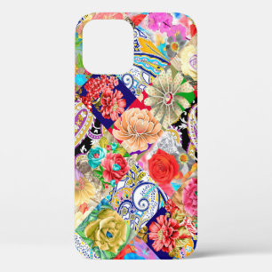 Funda Para iPhone 12 Patrón de fondo amplio y transparente. loros 