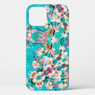 Funda Para iPhone 12 Patrón de fondo geométrico abstracto colorido