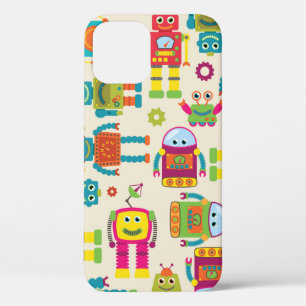 Funda Para iPhone 12 Patrón de fondo inalámbrico y transparente con bob