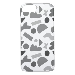 Funda Para iPhone 8/7 Patrón de forma de bloque de color Funda-estuche p