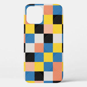 Funda Para iPhone 12 Patrón de forma geométrica sin soldadura