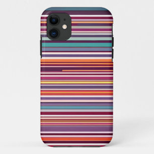 Funda Para iPhone 11 Patrón de franja vertical inspirado en Art Deco