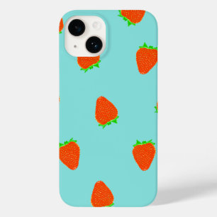 Funda Para iPhone 14 De Case-Mate patrón de fresa