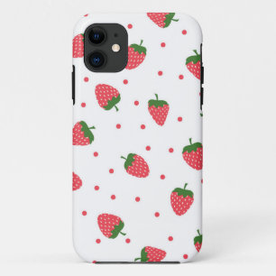 Funda Para iPhone 11 Patrón de fresa