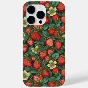 Funda Para iPhone 14 Pro Max De Case-Mate Patrón de fresas