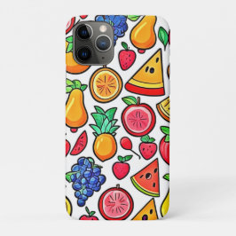 Funda Para iPhone 11 Pro Patrón de fruta vibrante