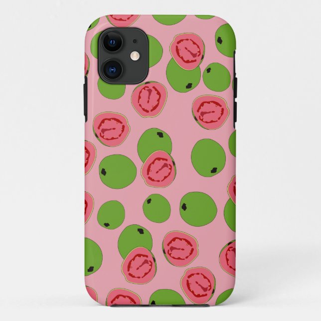 Funda De Case-Mate Para iPhone Patrón de frutas de guayaba (Reverso)