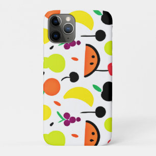 Funda Para iPhone 11 Pro Patrón de frutas de la Neón de Brillo Tropical