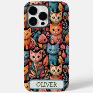Funda Para iPhone 14 Pro Max De Case-Mate Patrón de gatitos coloridos y suaves