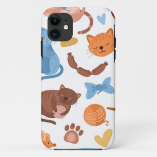 Funda Para iPhone 11 Patrón de gato