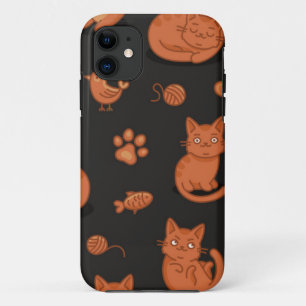 Funda Para iPhone 11 Patrón de gato