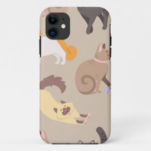 Funda Para iPhone 11 Patrón de gato