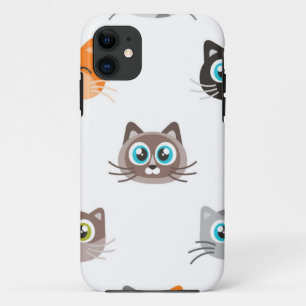 Funda Para iPhone 11 Patrón de gato