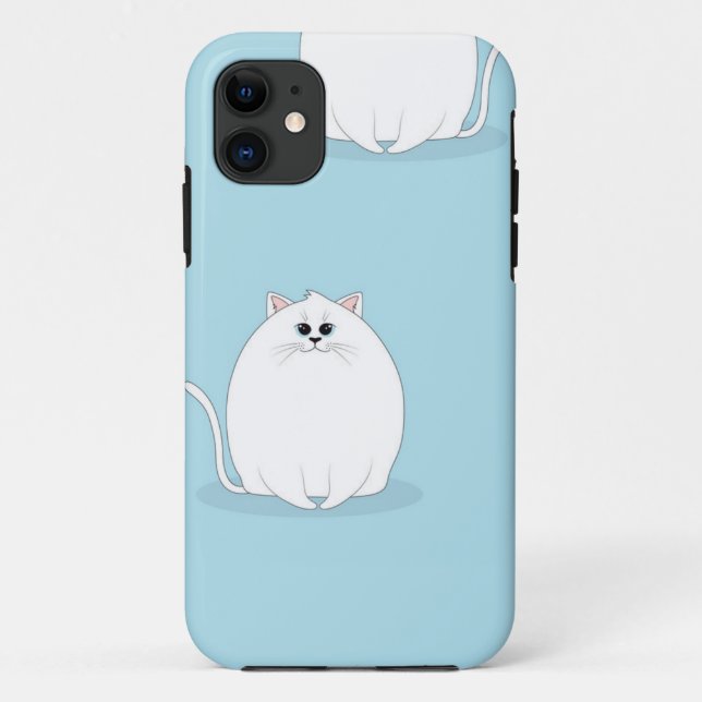 Funda De Case-Mate Para iPhone Patrón de gato (Reverso)