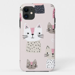 Funda Para iPhone 11 Patrón de gato