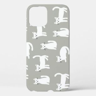 Funda Para iPhone 12 Patrón de gatos lindos y sin inconveniente, diseño