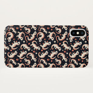 Funda Para iPhone X Patrón de gecko lúdico