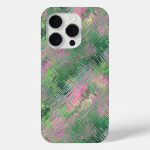 Funda Para iPhone 15 Pro Patrón de Gel de cristal verde de Jade