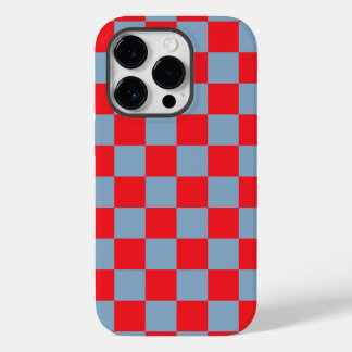 Funda Para iPhone 14 Pro De Case-Mate Patrón de Gingham de Red Blue Checkered