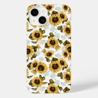 Patrón de girasol