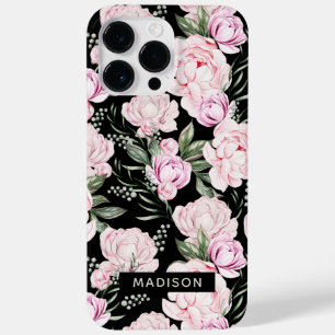 Funda Para iPhone 14 Pro Max De Case-Mate Patrón de girasol floral rosa bonito personalizado