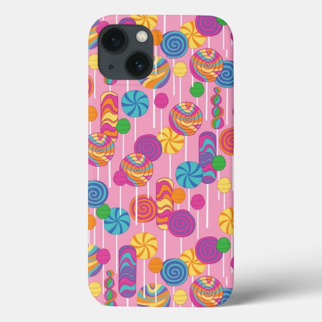Funda De Case-Mate Para iPhone Patrón de golosinas (Reverso)