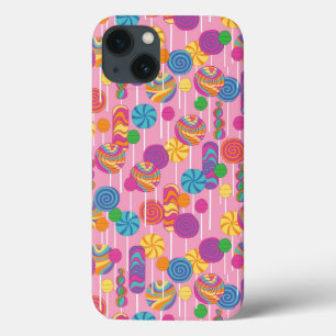 Funda Para iPhone 13 Patrón de golosinas