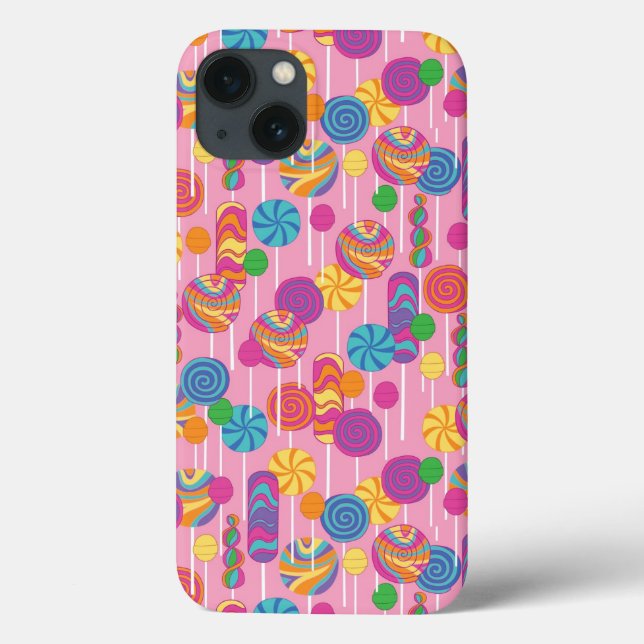Funda De Case-Mate Para iPhone Patrón de golosinas (Reverso)