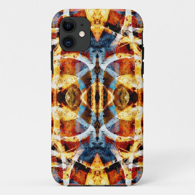 Funda De Case-Mate Para iPhone Patrón de graffiti abstracto (Reverso)