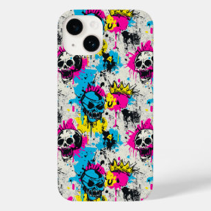 Funda Para iPhone 14 De Case-Mate Patrón de graffiti con colores de neón y grunge ur