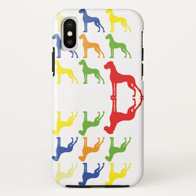 Funda De Case-Mate Para iPhone Patrón de Gran Danés (Reverso)