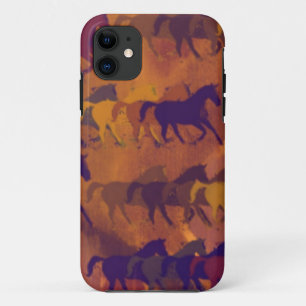 Funda Para iPhone 11 patrón de granja de caballos