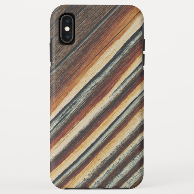 Funda De Case-Mate Para iPhone Patrón de grano de madera de Guay (Reverso)