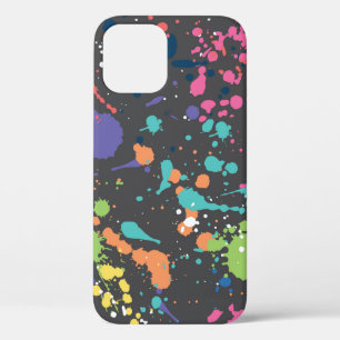 Funda Para iPhone 12 Patrón de gruns de color sin foco con acuarela sp