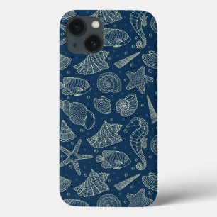 Funda Para iPhone 13 Patrón de habitantes oceánicos 2