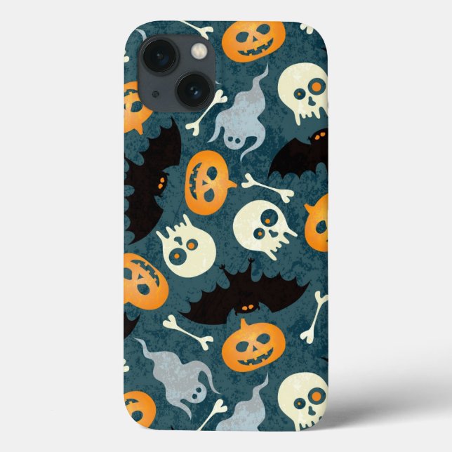 Funda De Case-Mate Para iPhone Patrón de Halloween (Reverso)