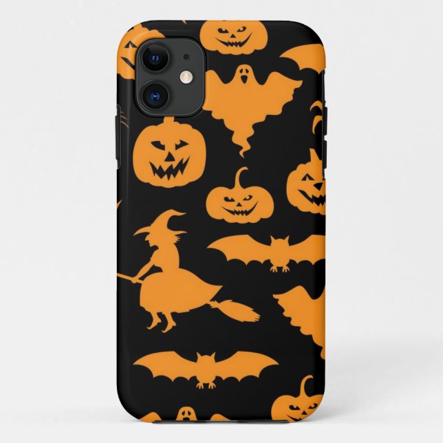 Funda De Case-Mate Para iPhone patrón de Halloween (Reverso)