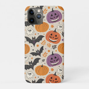 Funda Para iPhone 11 Pro Patrón de Halloween y otoño